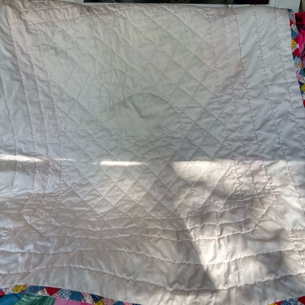 Dinosaur vintage handmade Dinosaur Patchwork baby Quilt - Picture 5 of 6